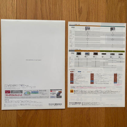 Last One Book, Excellent Condition, DAIHATSU L880K Car Catalog, Navigation & Audio Catalog