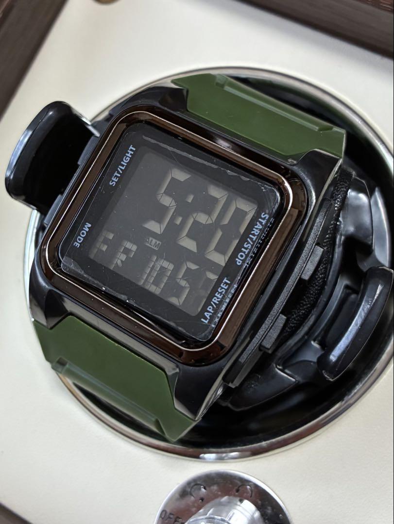 New Digital Watch Green Earth Tone