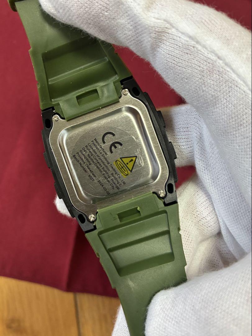 New Digital Watch Green Earth Tone