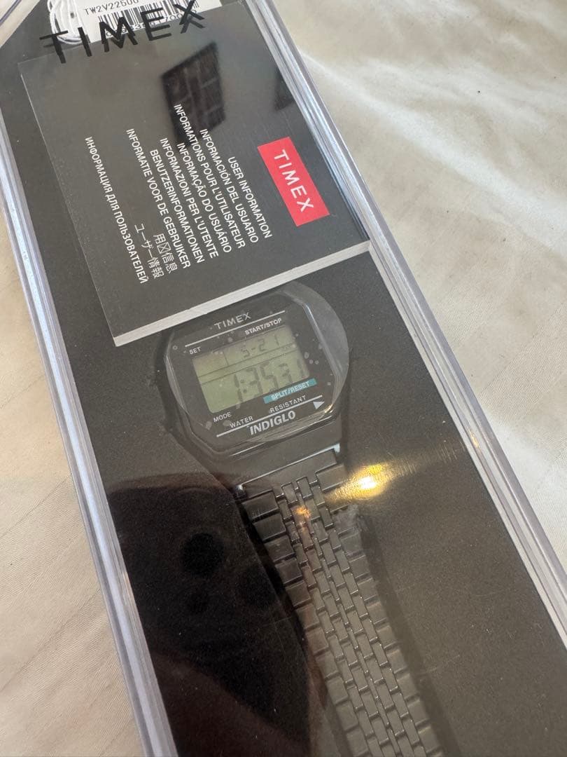 New TIMEX x WIND AND SEA Classic Digital Black