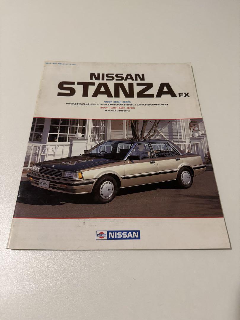 Nissan Stanza FX Catalog