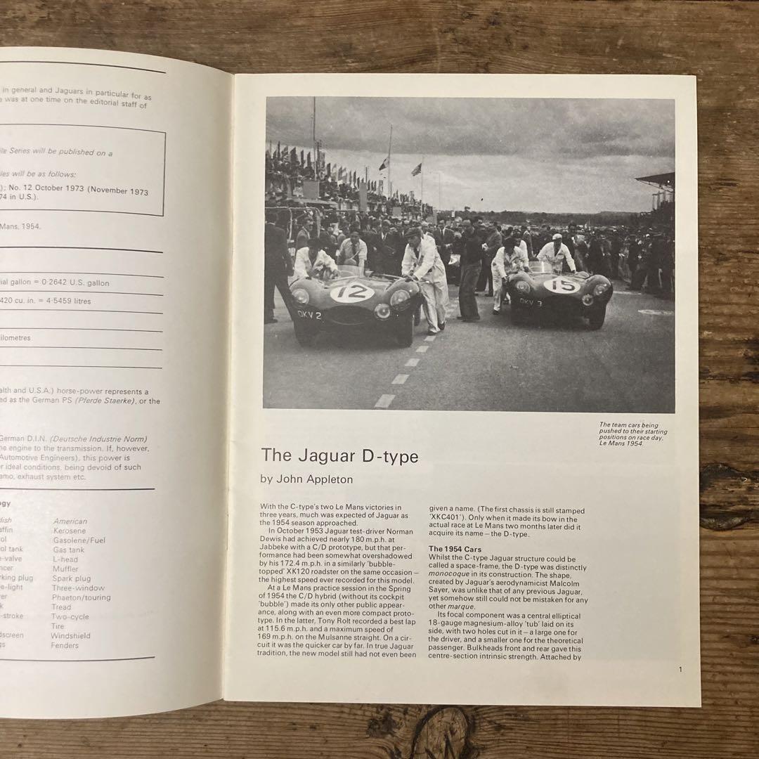 Cars in Profile: Jaguar D-type Signed Copy