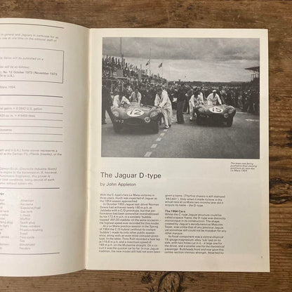 Cars in Profile: Jaguar D-type Signed Copy