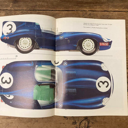 Cars in Profile: Jaguar D-type Signed Copy