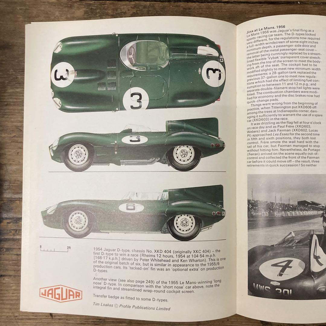 Cars in Profile: Jaguar D-type Signed Copy