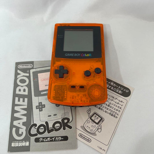 Nintendo Game Boy Color Daihatsu Hawks Limited Edition Clear Orange