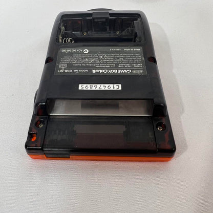 Nintendo Game Boy Color Daihatsu Hawks Limited Edition Clear Orange