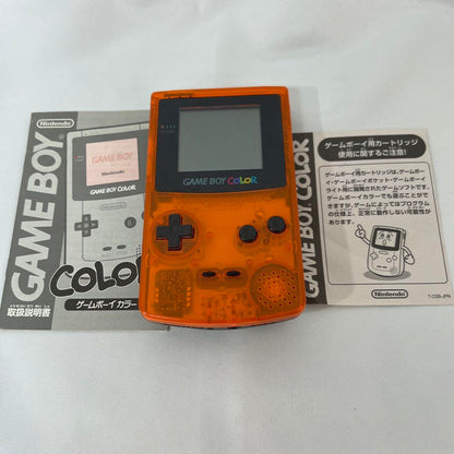 Nintendo Game Boy Color Daihatsu Hawks Limited Edition Clear Orange