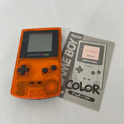 Nintendo Game Boy Color Daihatsu Hawks Limited Edition Clear Orange