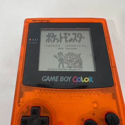 Nintendo Game Boy Color Daihatsu Hawks Limited Edition Clear Orange
