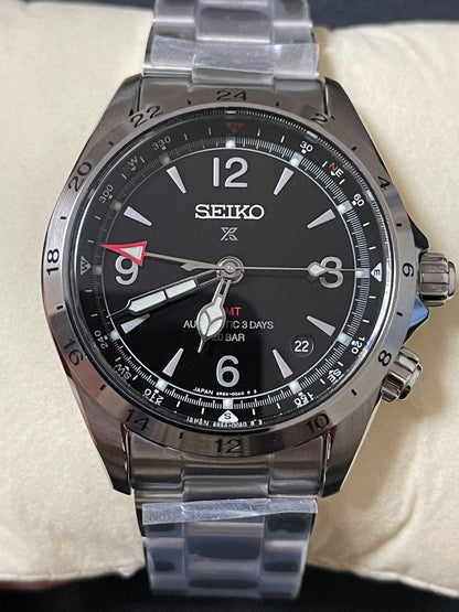 New Unused SEIKO Seiko Alpinist GMT Genuine Metal Band