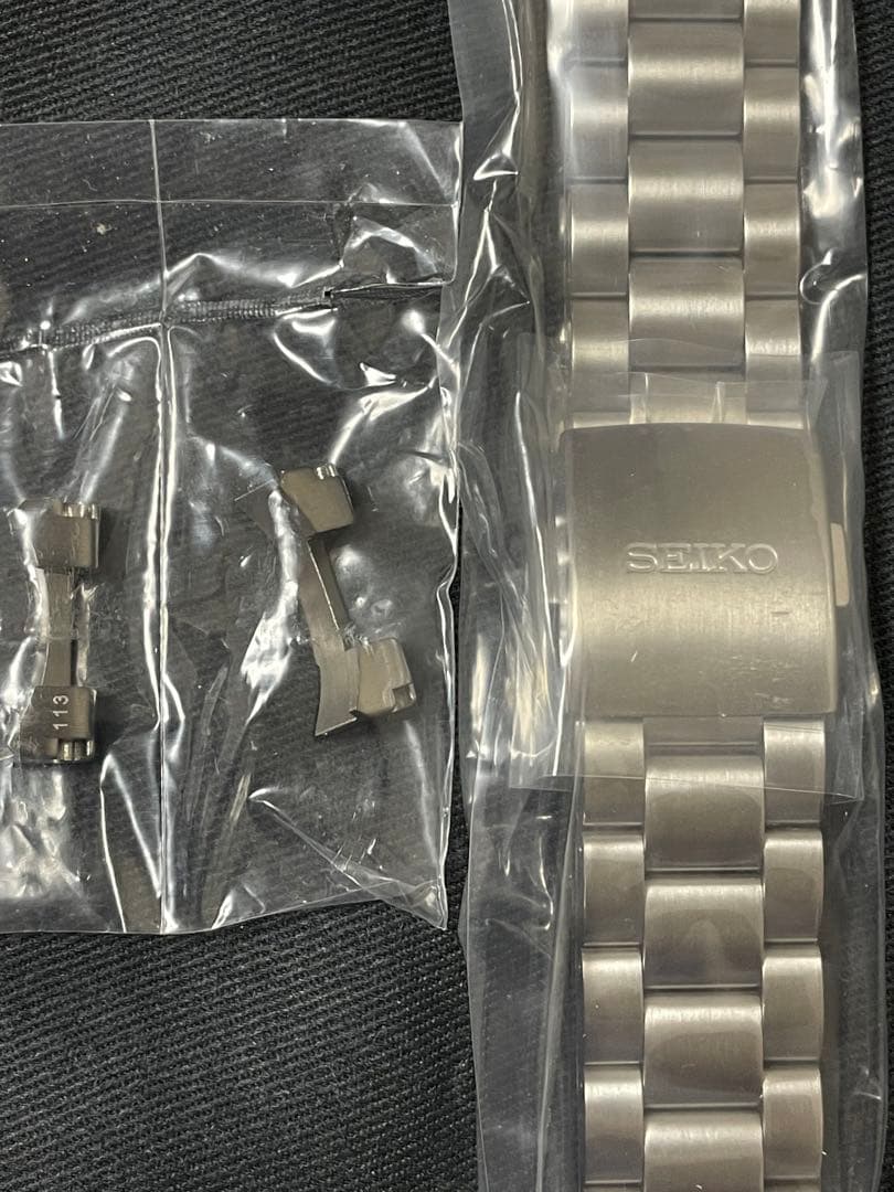 New Unused SEIKO Seiko Alpinist GMT Genuine Metal Band