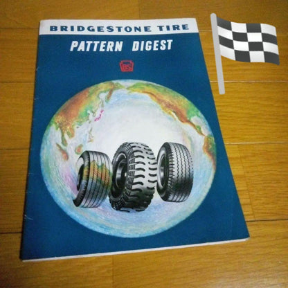 1962 Edition Bridgestone Tire Catalog, 8 Pages, Rare Historical Item