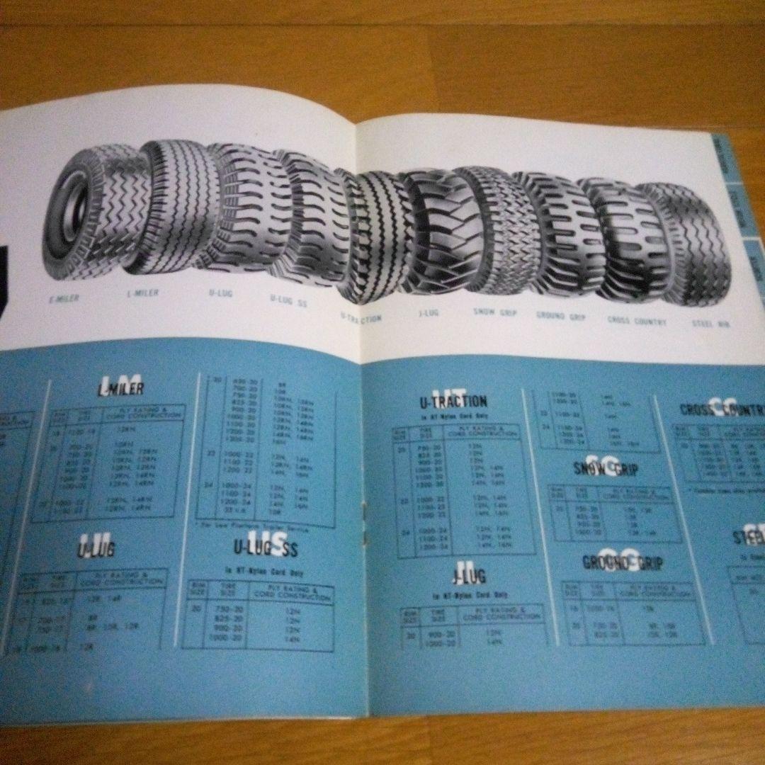 1962 Edition Bridgestone Tire Catalog, 8 Pages, Rare Historical Item