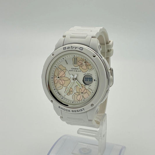 Baby-G BGA-150FL CASIO White Floral Pattern