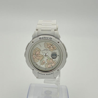 Baby-G BGA-150FL CASIO White Floral Pattern