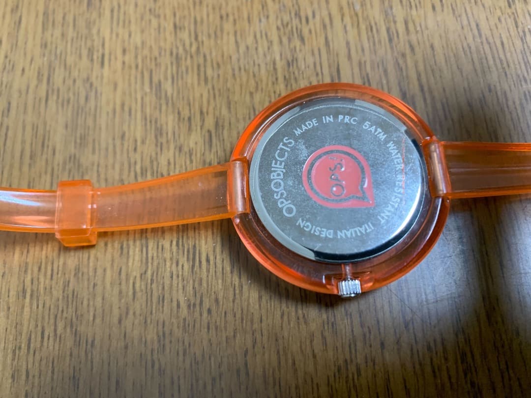OPS! OBJECTS Analog Watch Orange
