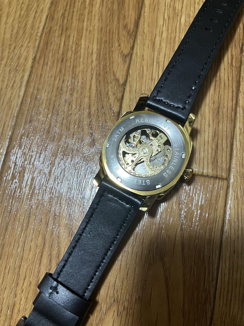 Skeleton Gold Mechanical Watch