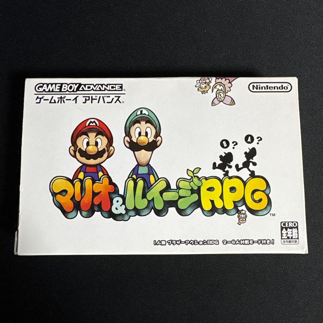 Mario & Luigi RPG Game Boy Advance Software Box & Manual Included