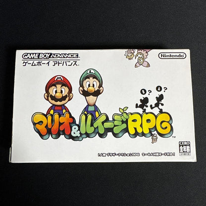 Mario & Luigi RPG Game Boy Advance Software Box & Manual Included