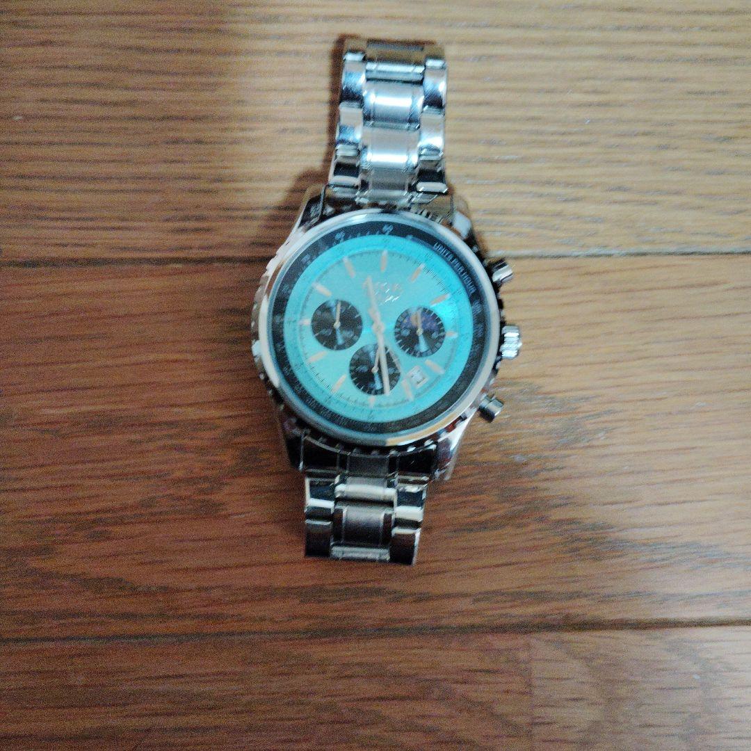 Blue Dial Chronograph Winding Watch