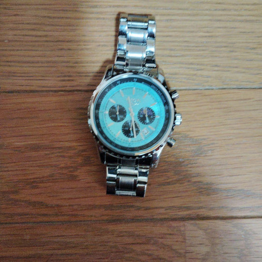 Blue Dial Chronograph Winding Watch