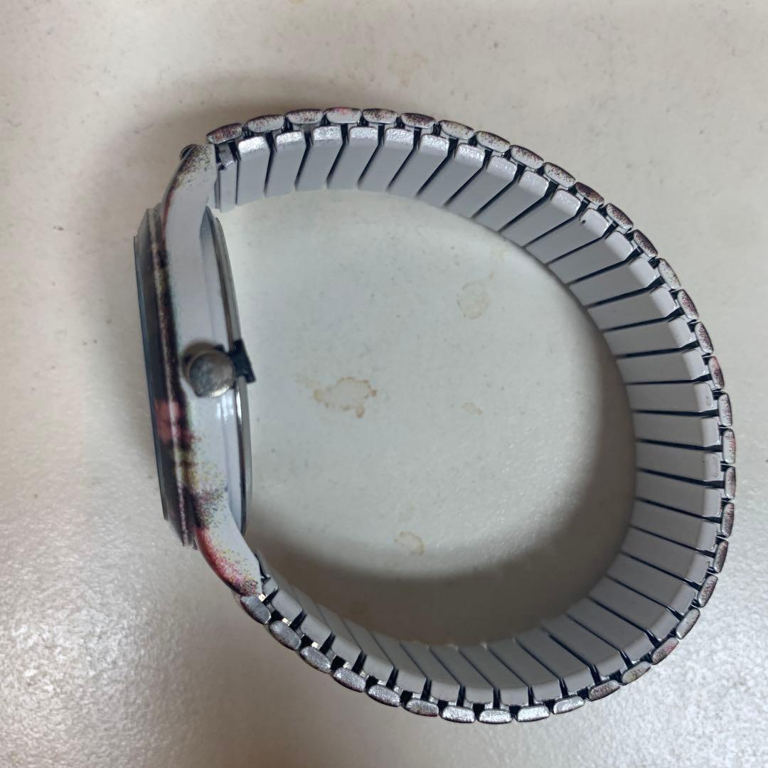 Ladies Watch Black Flower