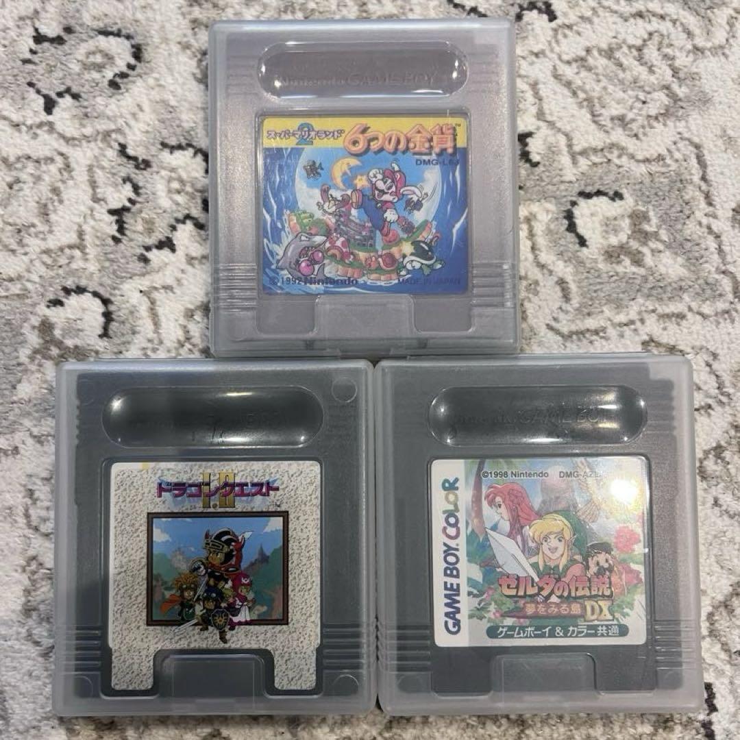 Action Confirmation Drakue I.I/Zelda's Legend/Mario 6 Gold Coins Game Boy