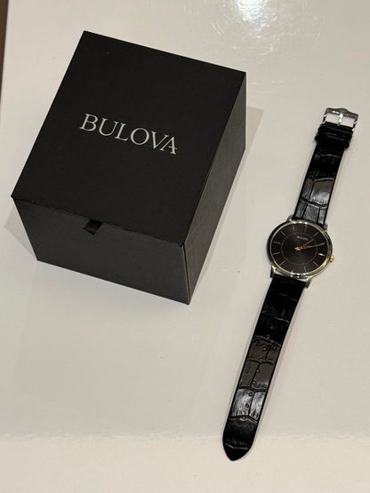 Bulova Automatic Watch Black 98A167
