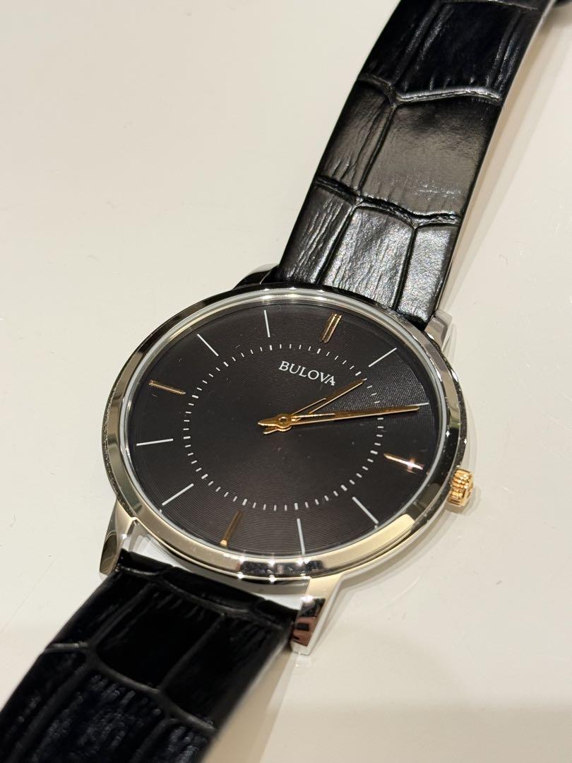 Bulova Automatic Watch Black 98A167