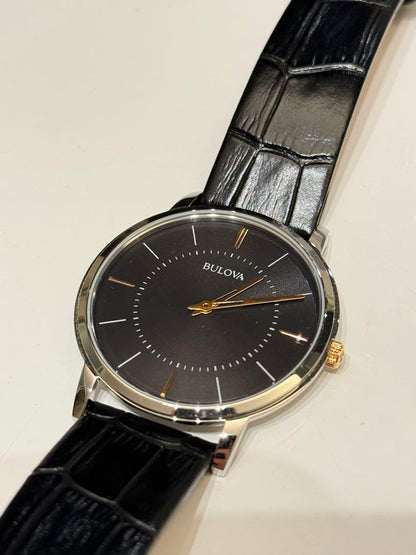 Bulova Automatic Watch Black 98A167