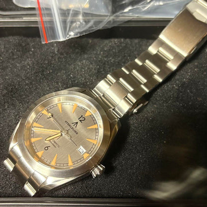 STEELFLIER Omega Seamaster Homage NH35 Broad Arrow Automatic