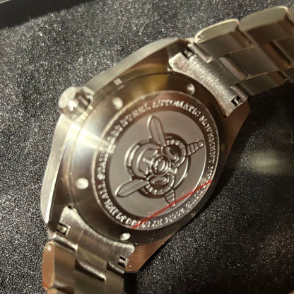 STEELFLIER Omega Seamaster Homage NH35 Broad Arrow Automatic