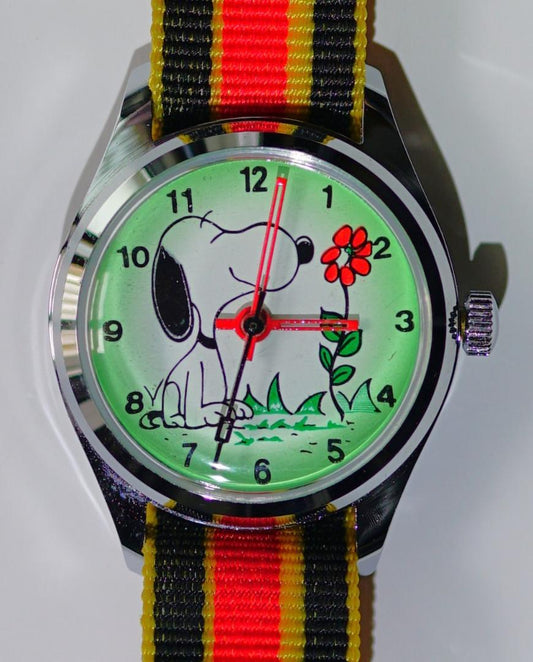 No.2 Snoopy Winding Watch Nylon Band