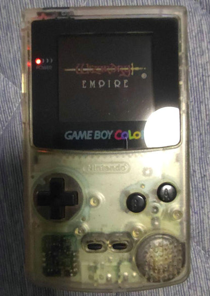 Game Boy Color Clear Wizardry Empire Set Used