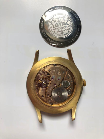 Medalion Red Mechanism Running Product Royal Prince Deluxe 25 Jewels Rare Dial