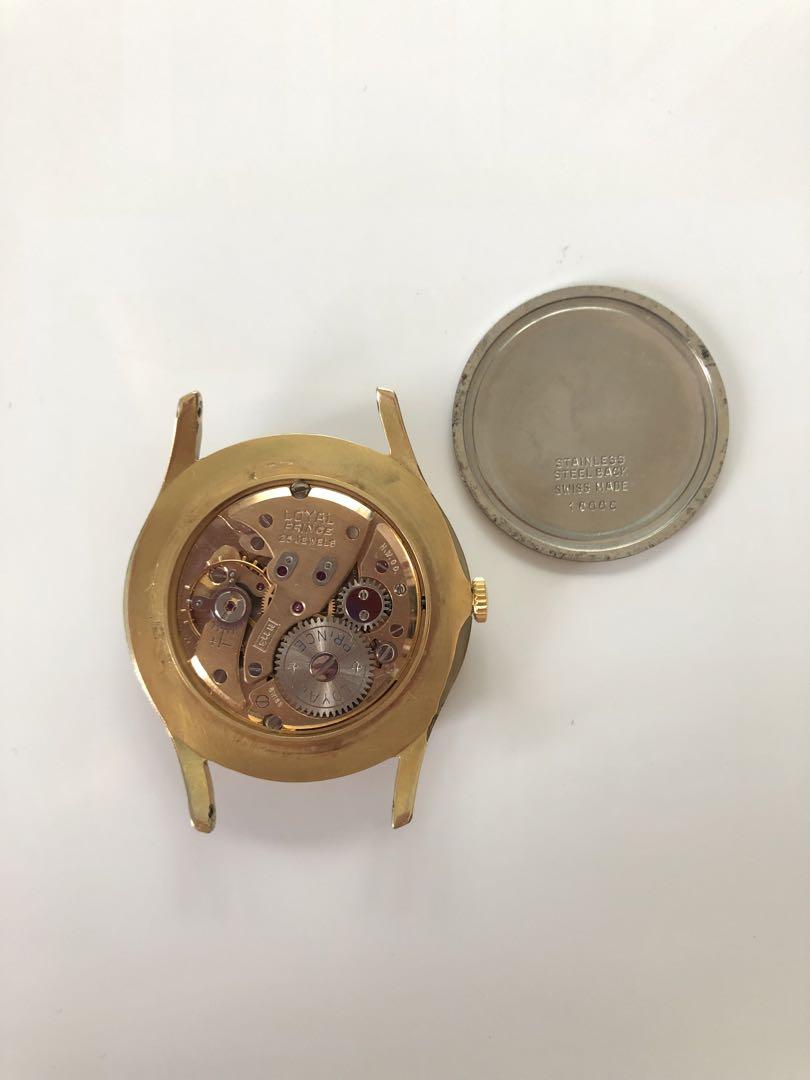 Medalion Red Mechanism Running Product Royal Prince Deluxe 25 Jewels Rare Dial