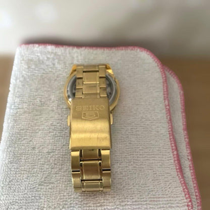 SEIKO 5 SNKL48K1 Automatic Winding Watch Gold