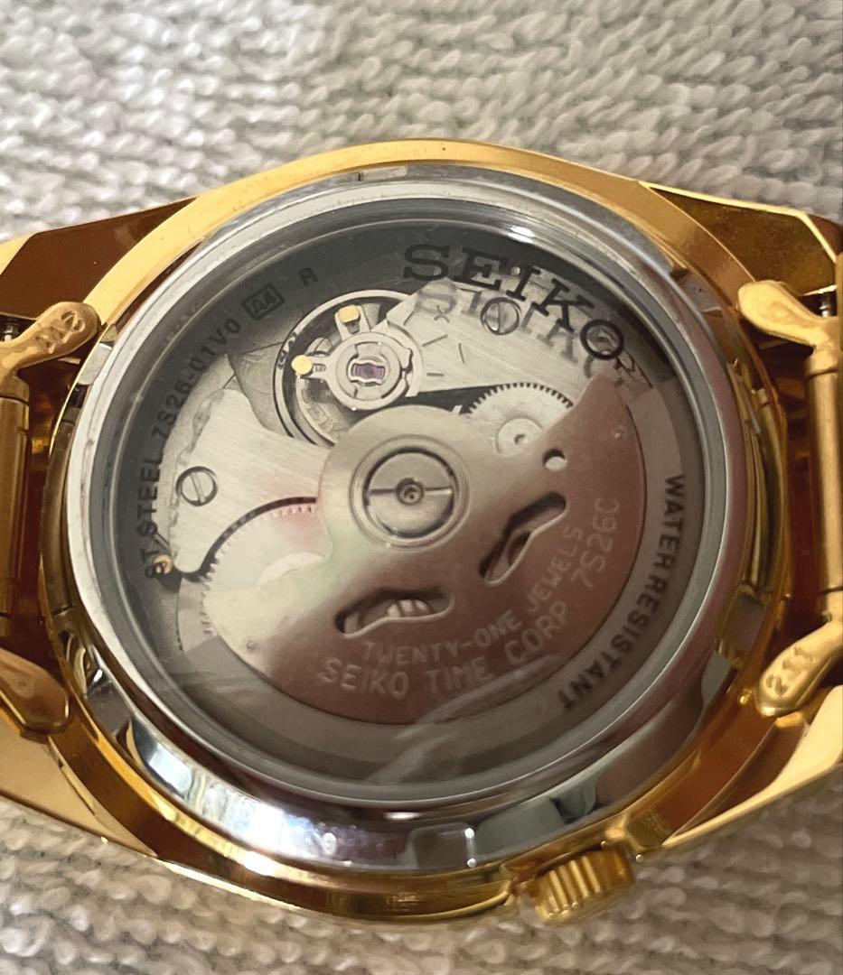 SEIKO 5 SNKL48K1 Automatic Winding Watch Gold