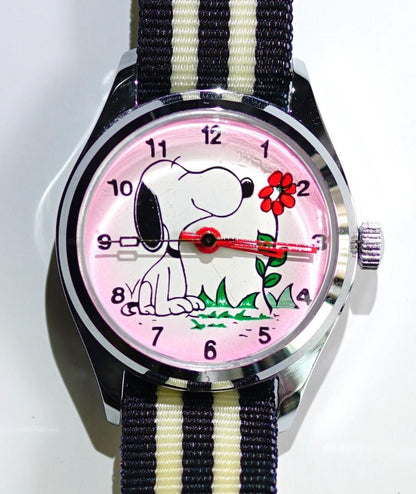 No.7 Snoopy Winding Watch Nylon Band