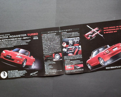 [Extremely Rare 2003] Mazda Roadster 2nd Generation NB Series Turbo & Coupe Catalog