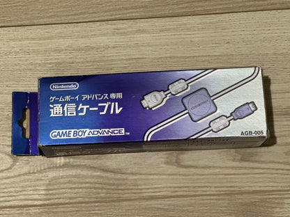 Game Boy Advance Console Milky Blue Set with Communication Cable