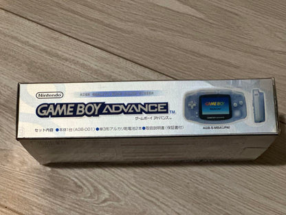 Game Boy Advance Console Milky Blue Set with Communication Cable