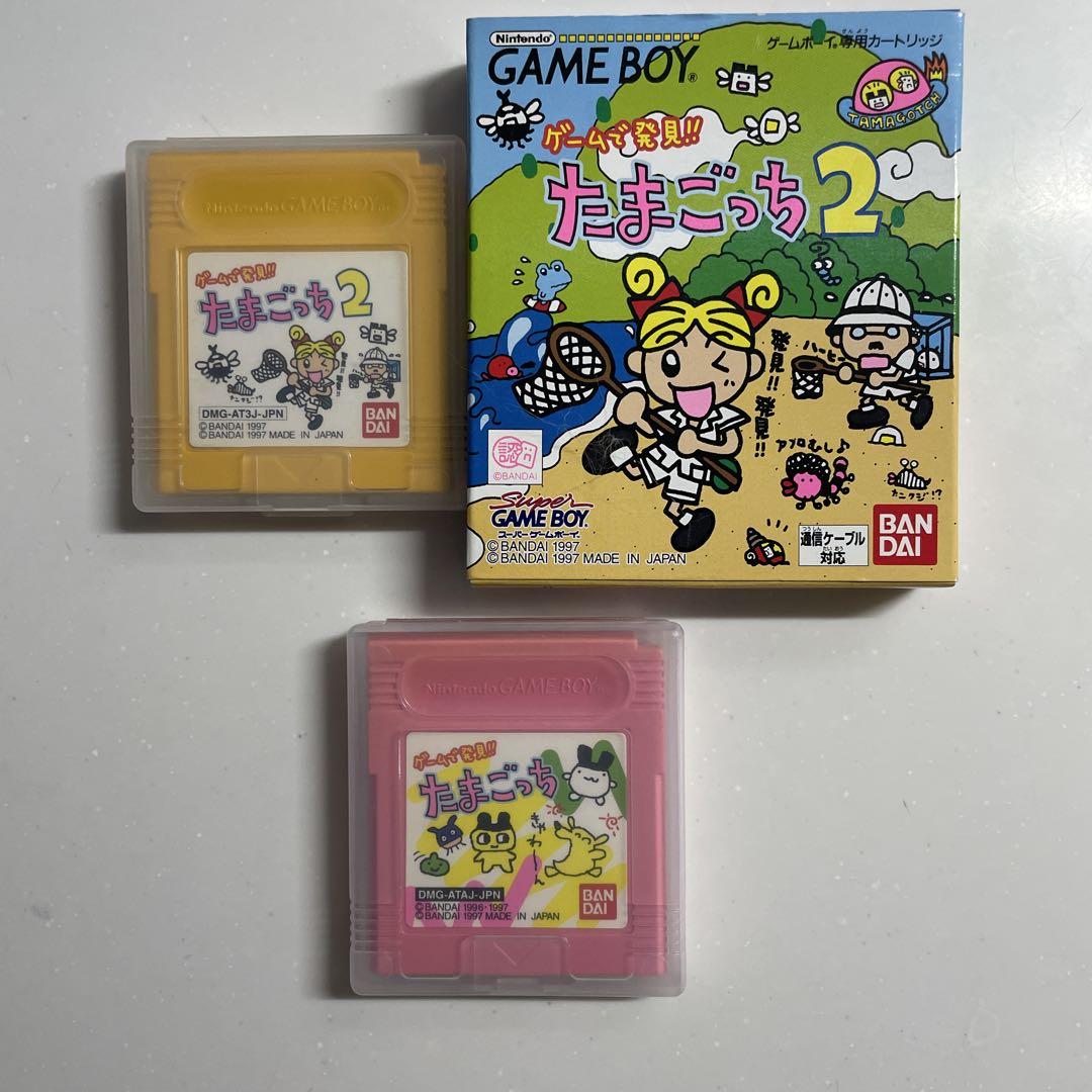 【2 Set】Tamagotchi Tamagotchi 2 Game Boy Game
