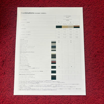 BMW 7 Series Catalog