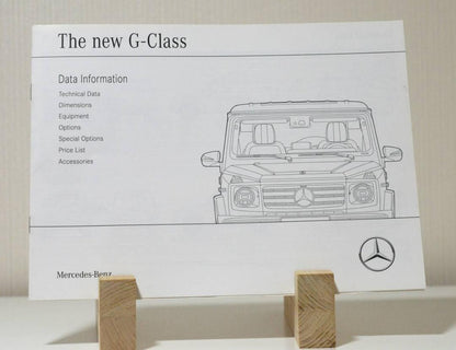 Mercedes-Benz G-Class Catalog 2018 June Difficult to Obtain!!!