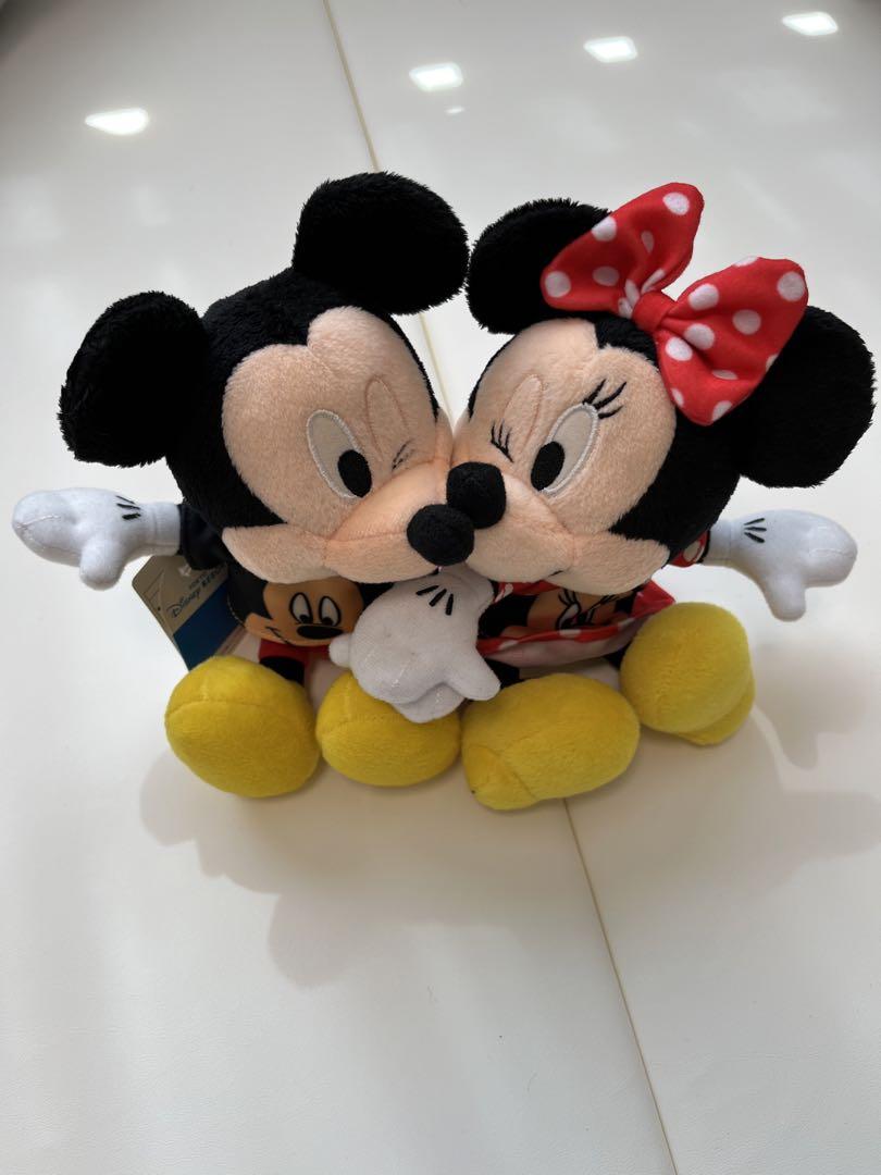 [Disney] Mickey and Minnie Plush Toys [With Bonus Gift]