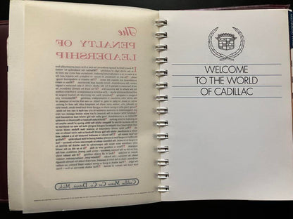 Cadillac U.S. Owner's Manual 1991
