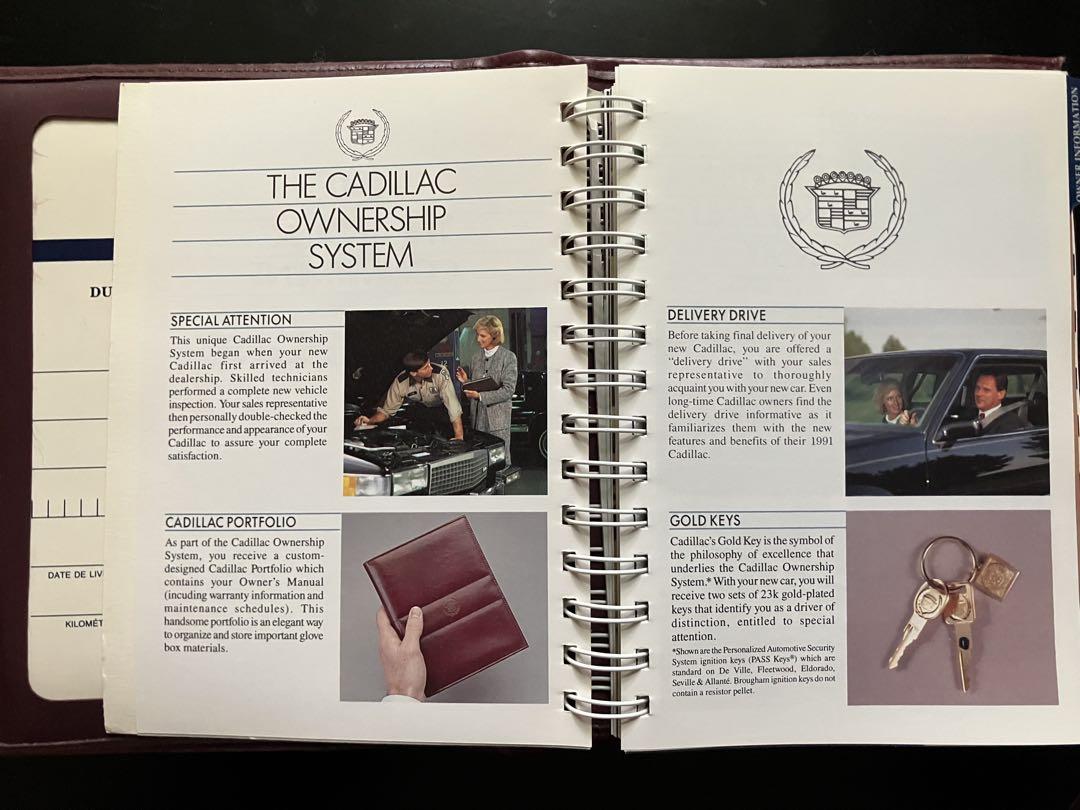 Cadillac U.S. Owner's Manual 1991