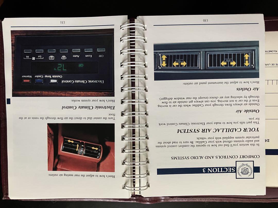 Cadillac U.S. Owner's Manual 1991